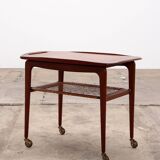 Poul Jensen Trolley teak made by Selig,1960 denmark.