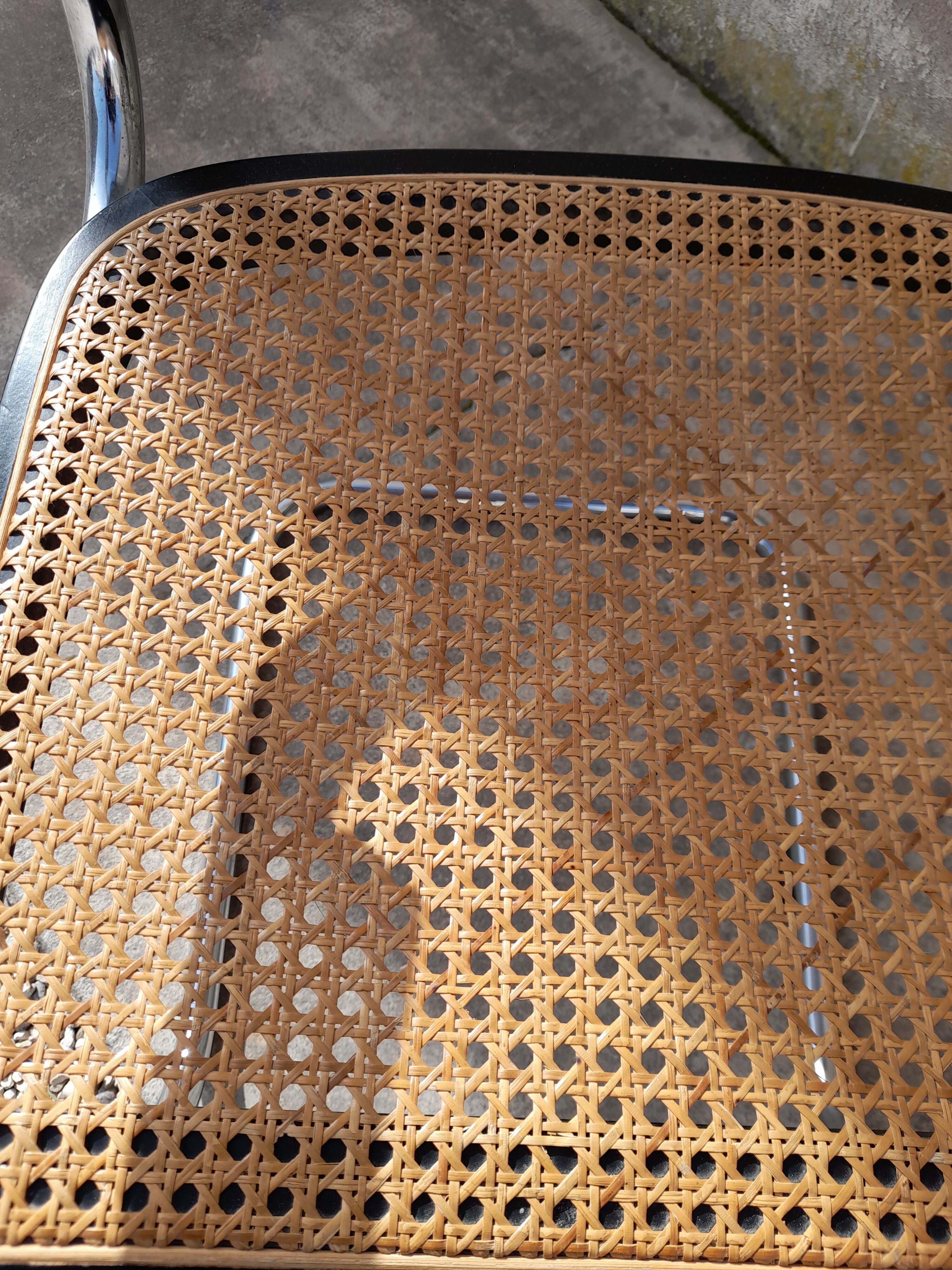 Paire de fauteuils B64 Cesca de Marcel Breuer
