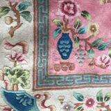 Carpet made Chinese vintage hand 140 X 208 cm