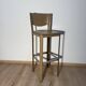Pair of leather stools Enrico Pellizoni