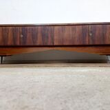 Scandinavian teak and rosewood sideboard