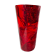 Verre haut en verre rouge
