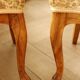 Vintage salon sofa set with floral upholstery