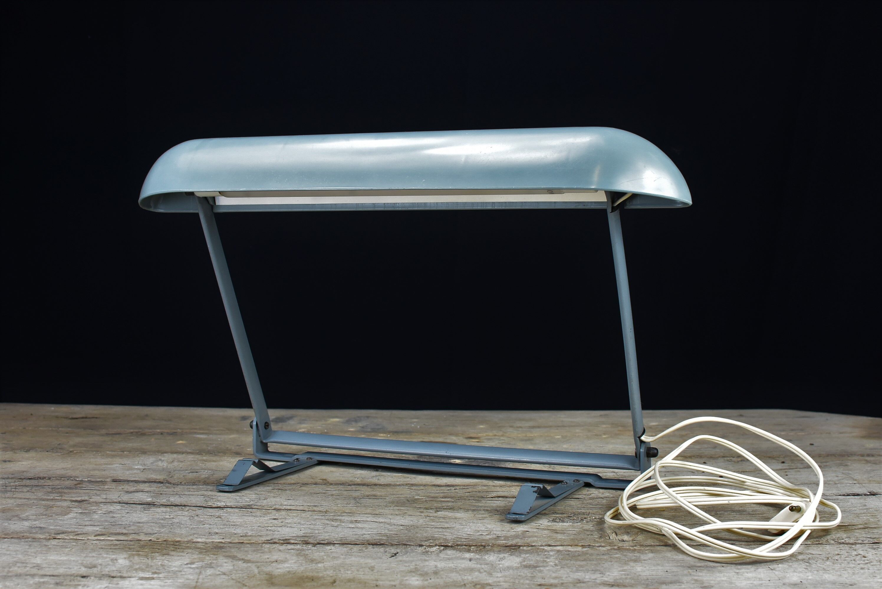 Industrial grey lamp