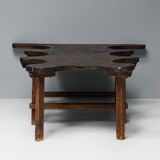 Table Organique Rustique De Forme Libre, France, Fin 19ème Siècle