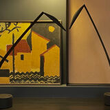 Pair of vintage Italian lamp Dove by Colombo and Barbaglia, 1980