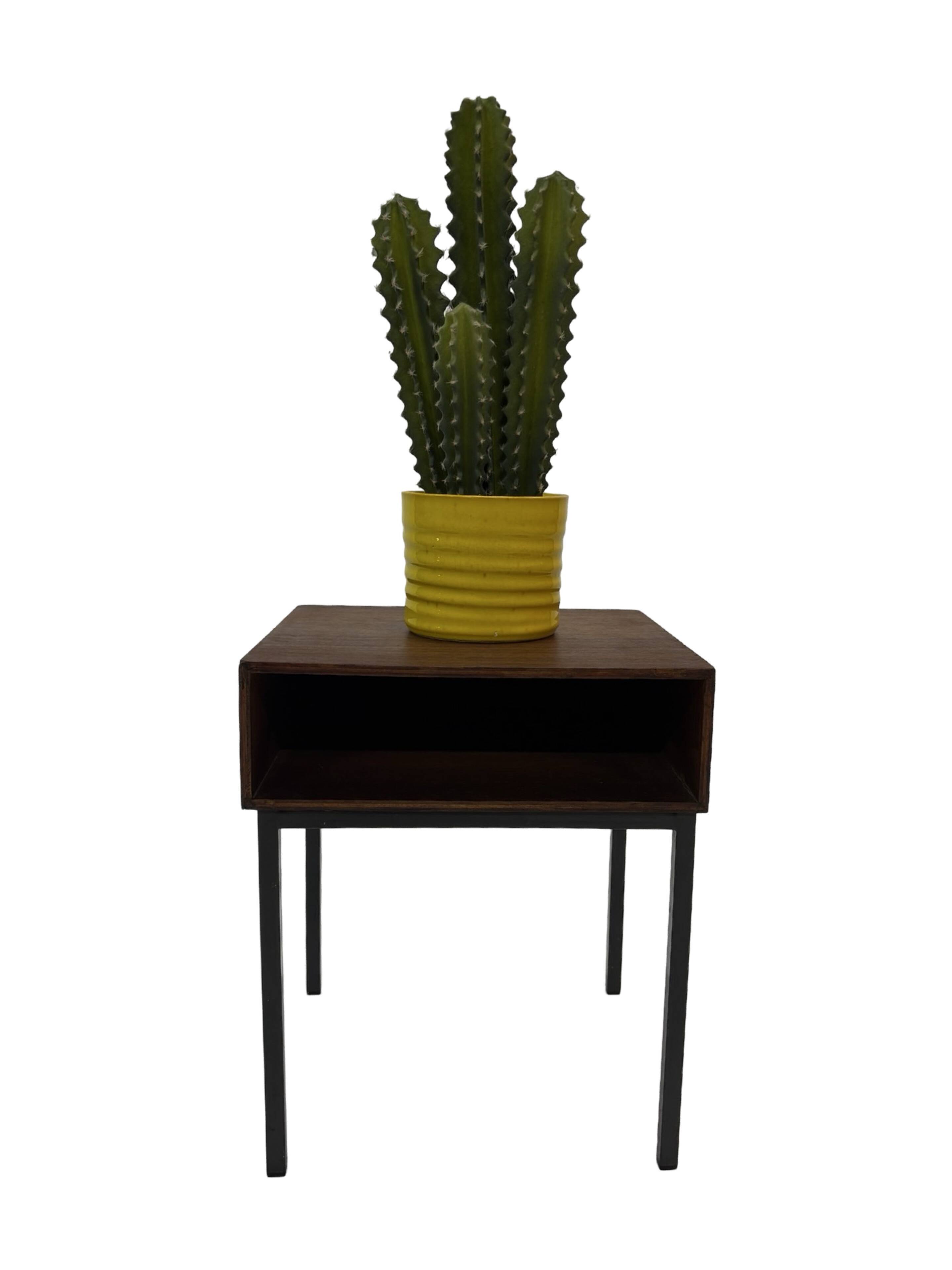 Vintage Pastoe bedside table side table 1960s teak veneer