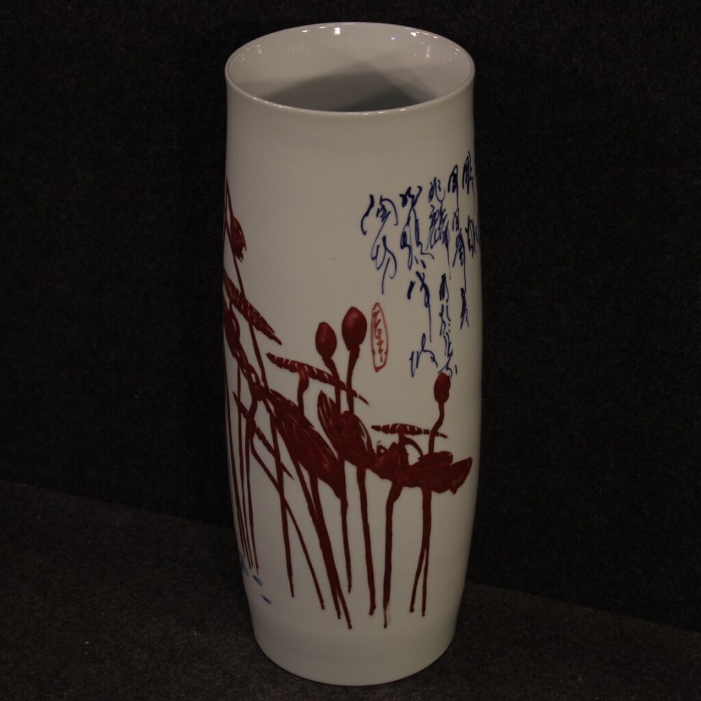 Chinese ceramic vase with landscape