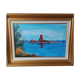 "L'île d'or le dramont" oil on canvas