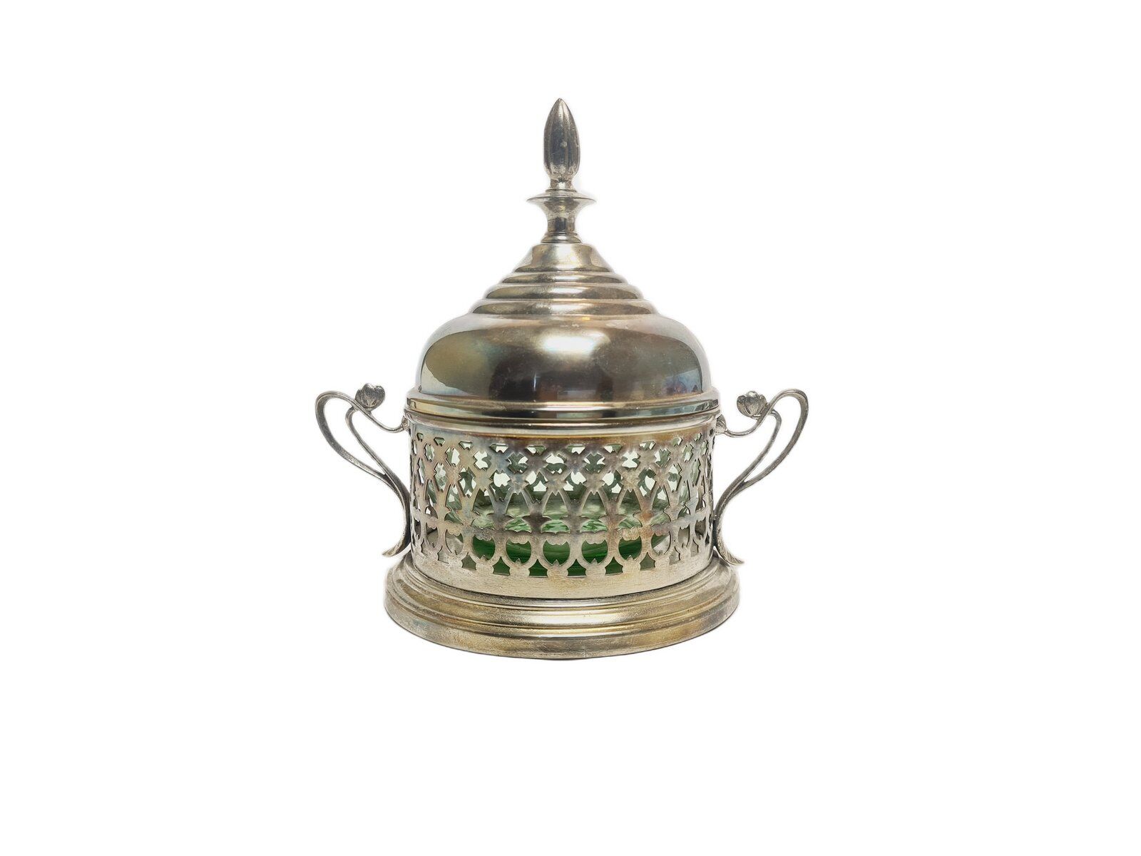Art Nouveau Polish candyer from Plewkiewicz, Warsaw, 1890s