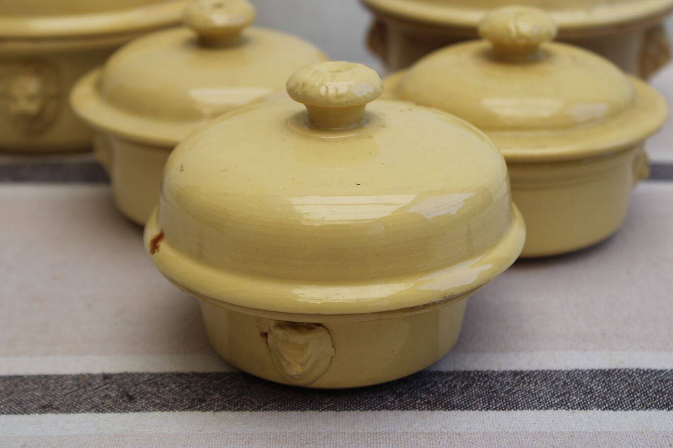 Lot de 5 terrines en céramique