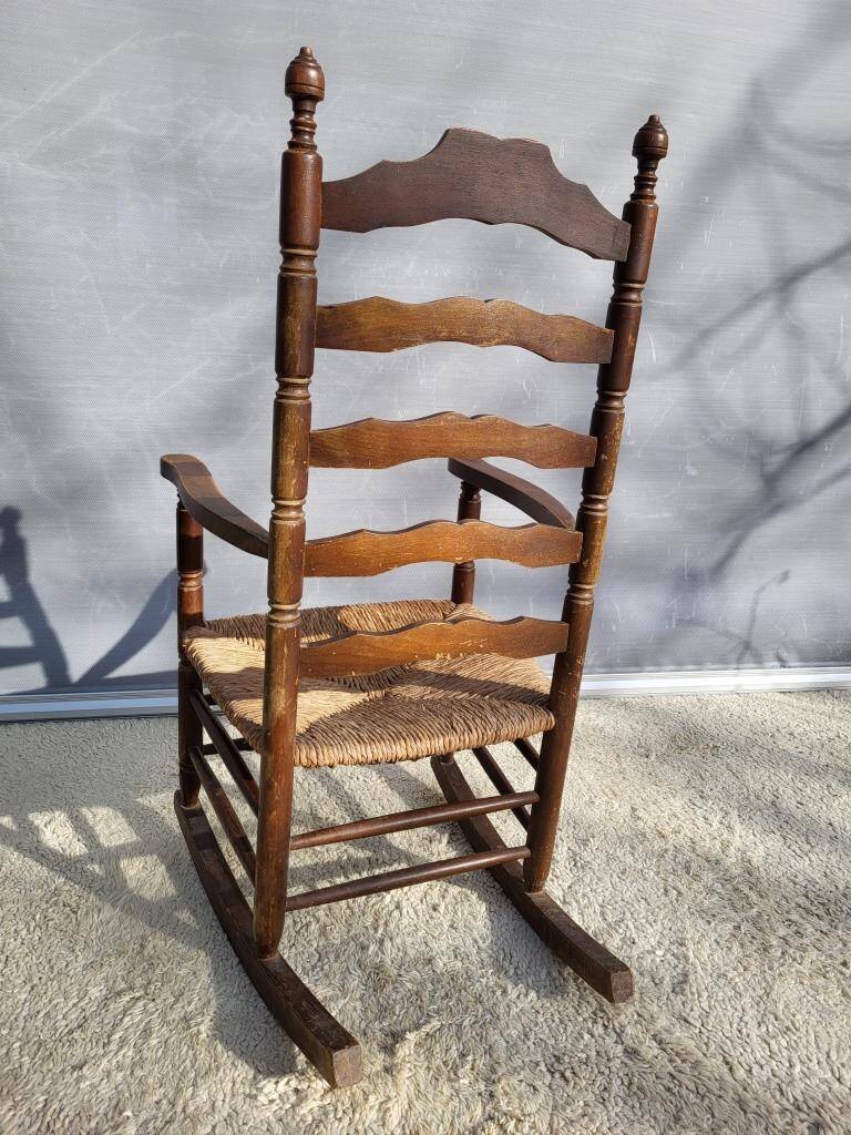 Old rocking nurse chair