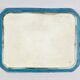 Enamelled earthenware plate – Apple blossom and cranes – Longwy, 1894
