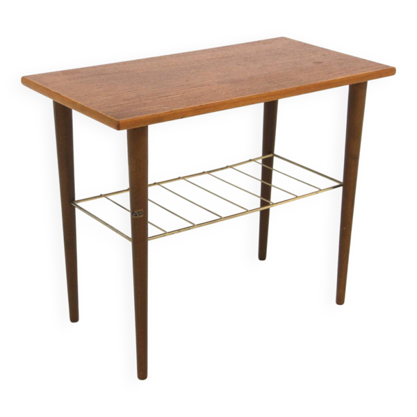Table d'appoint scandinave en teck, Suède, 1960