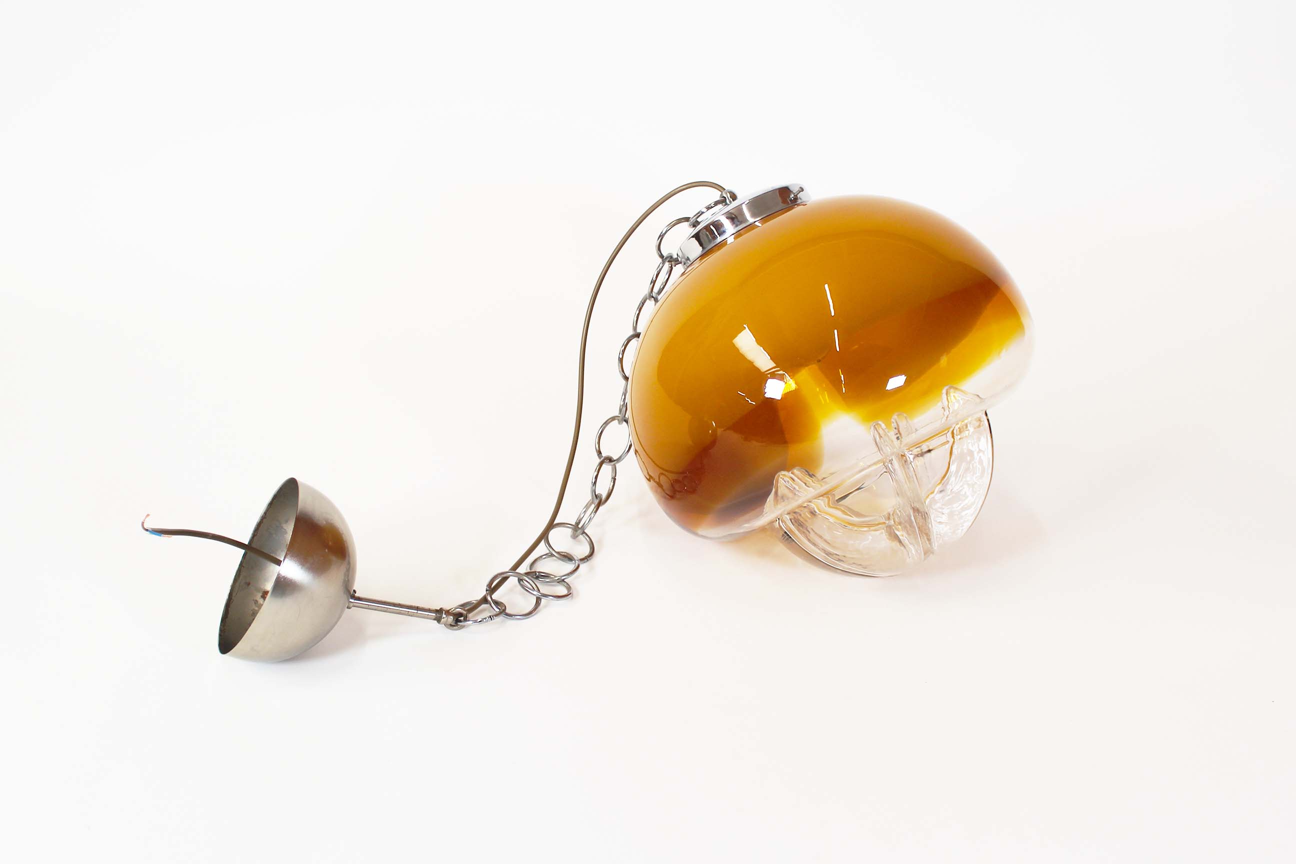 Murano glass pendant lamp by Toni Zuccheri