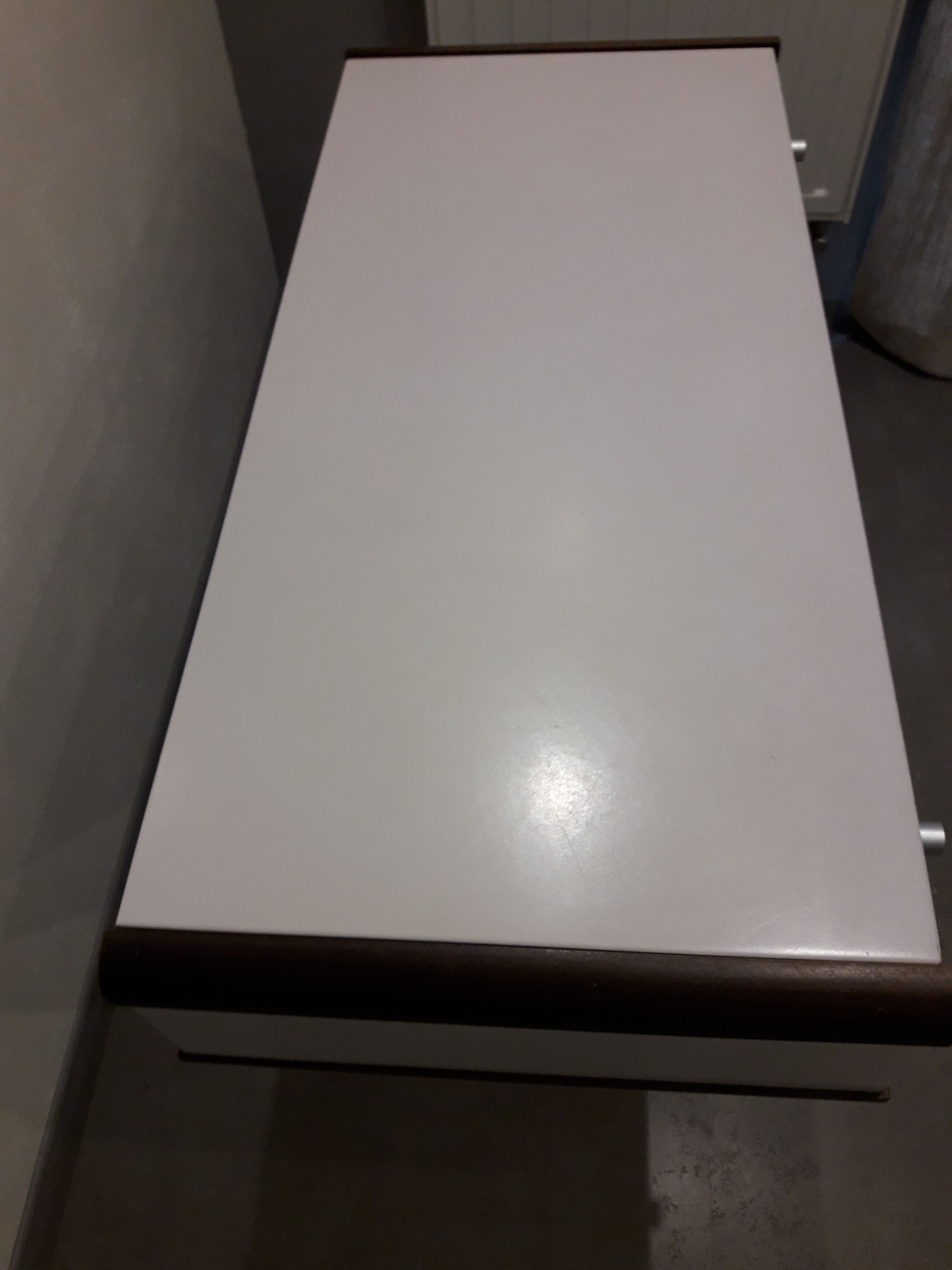 Coiffeuse/console pied trèfle