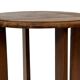 Table d'appoint Art Déco petite en chêne design minimaliste