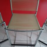 3 Spaghetti Alias bar stools designed by G. Belotti