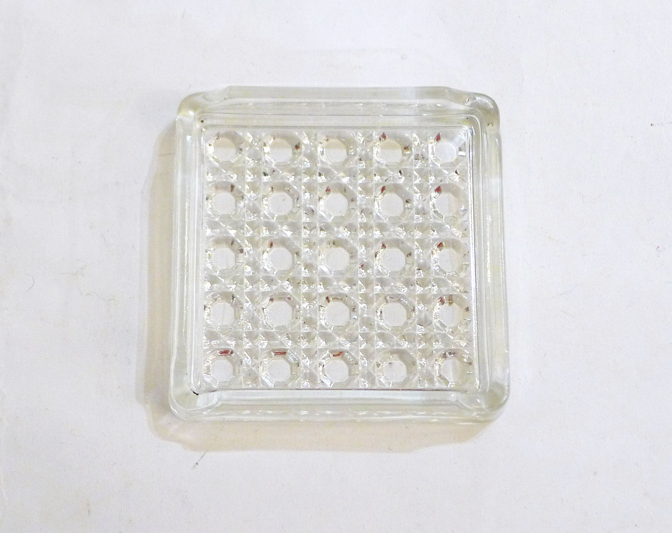 Glass canning ashtray 1970'