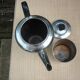 Cafetiere vintage metal chrome and bakelite