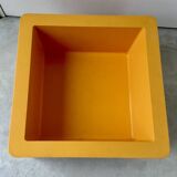 Emsa orange side table - space-age plastic 1960