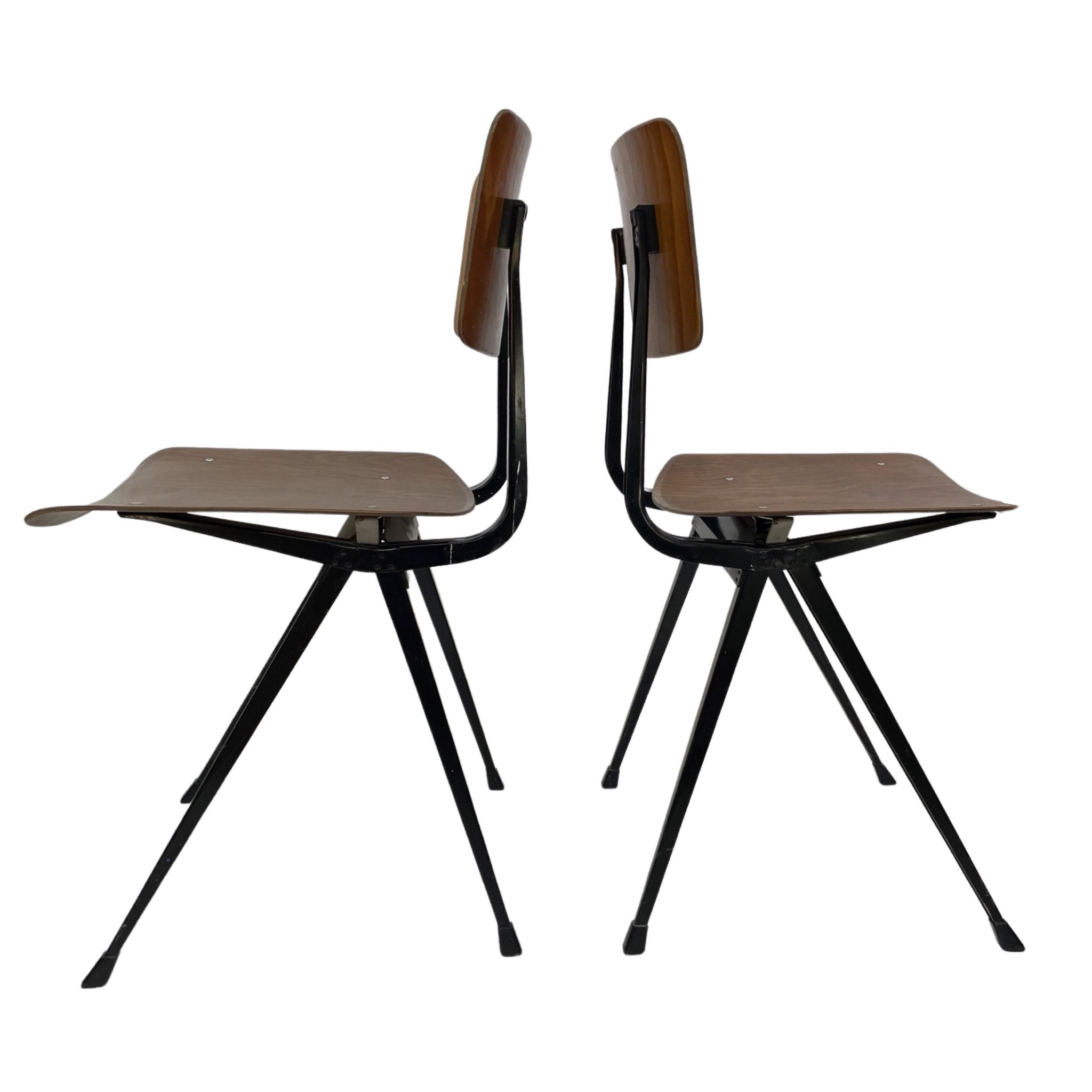 Result Chair by Friso Kramer for Ahrend De Cirkel, 1970 in black