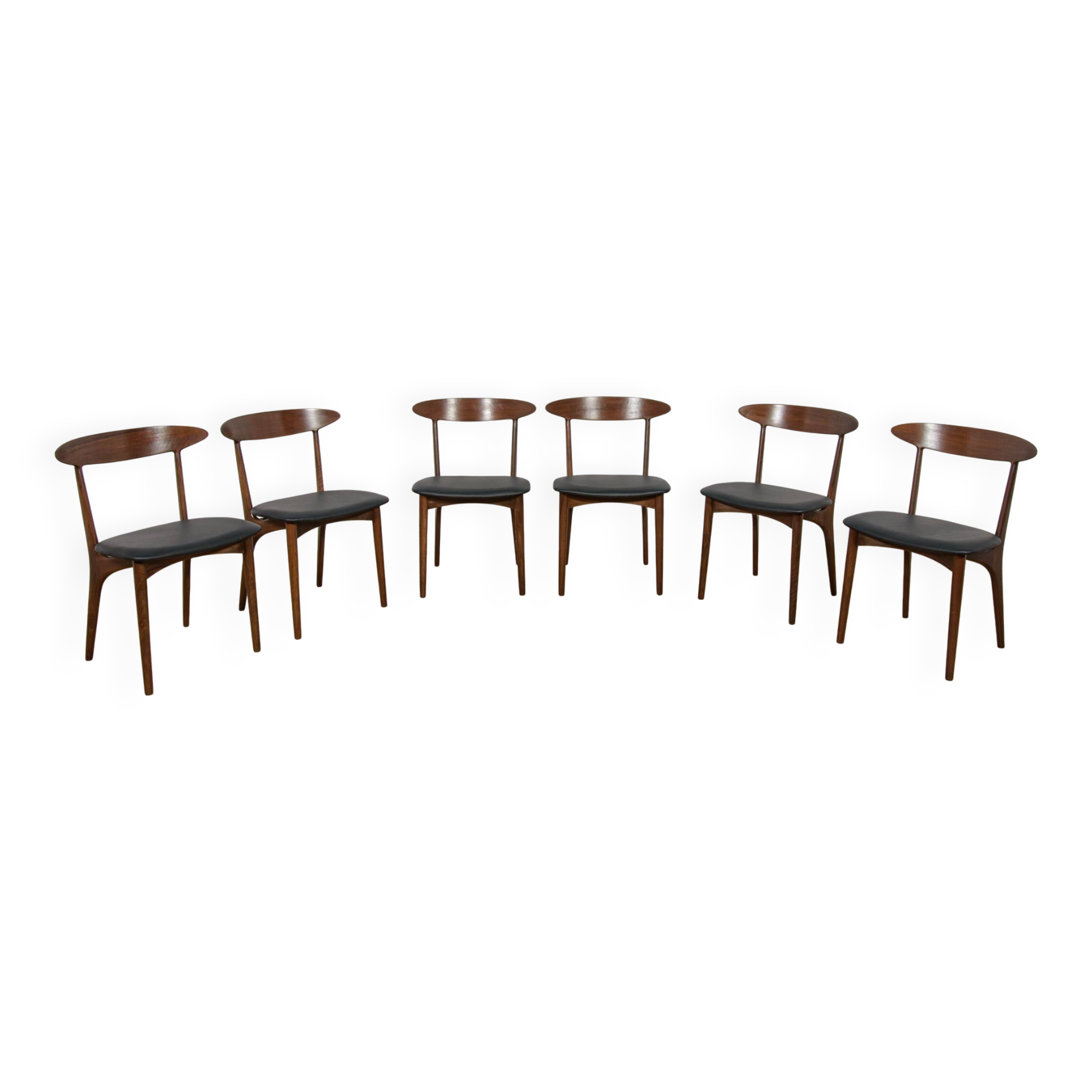Chaises de Salle à Manger Modèle 27 en Palissandre par Kurt Østervig pour Brande Møbelindustr