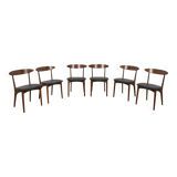 Model 27 Dining Chairs in Rosewood by Kurt Østervig for Brande Møbelindustr