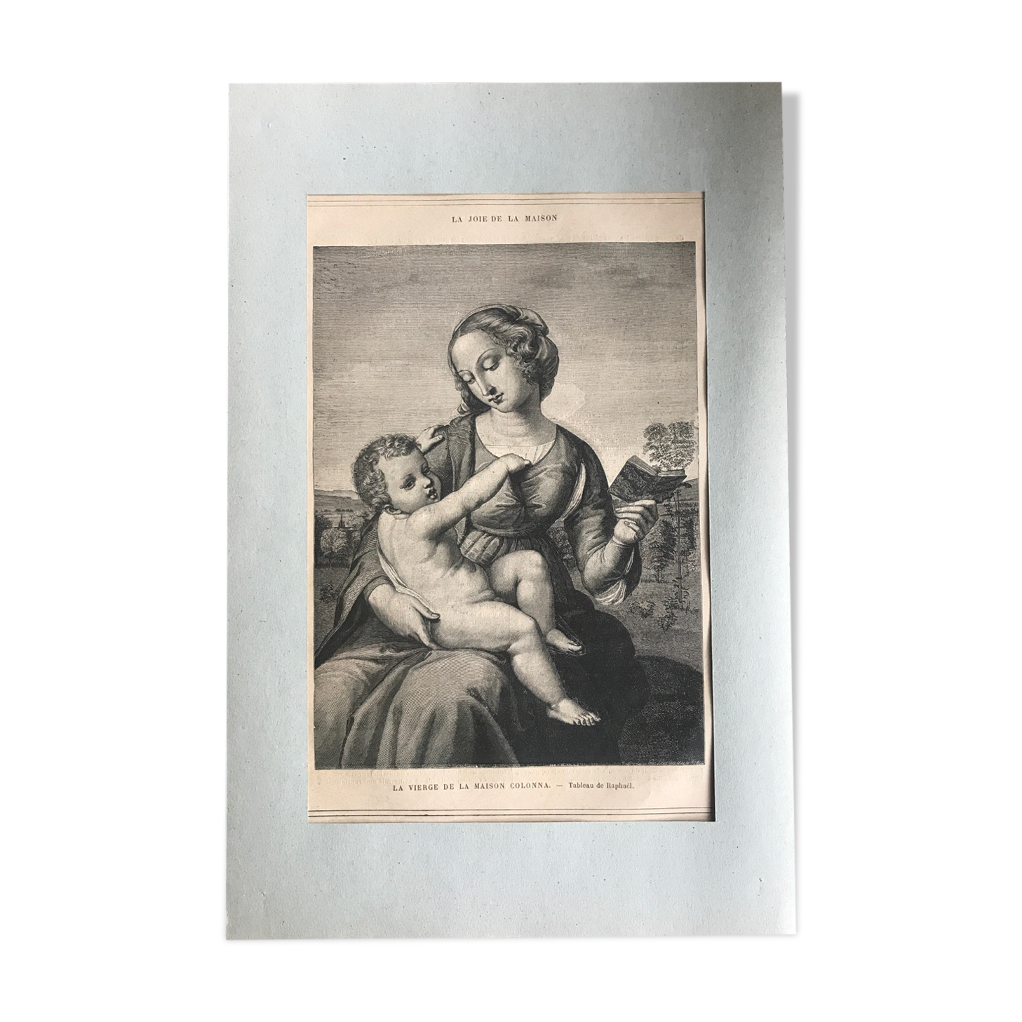 Gravure vintage originale