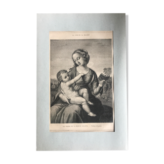 Original vintage engraving