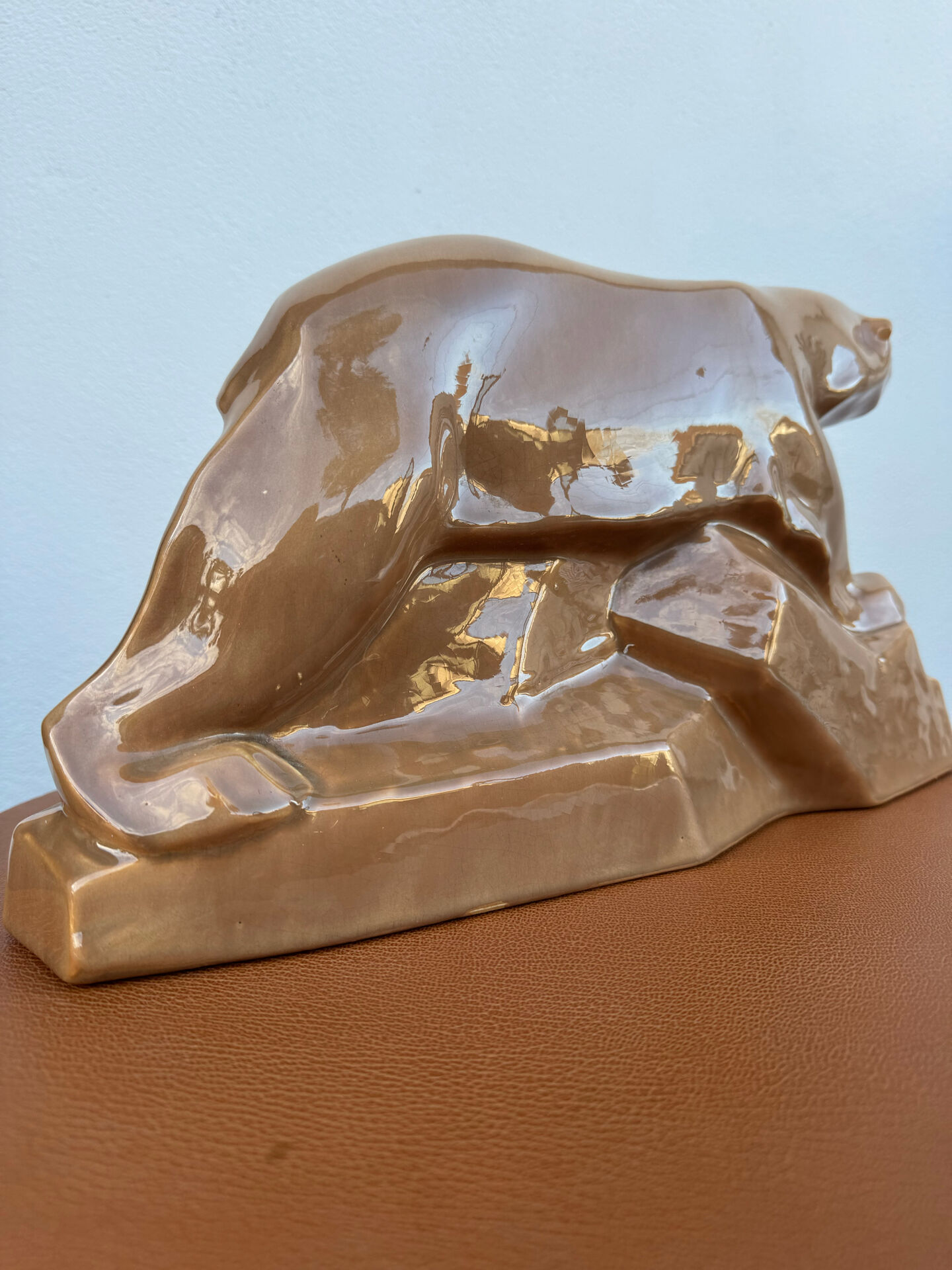 Sculpture ours Art Déco E.Cazaux