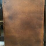 Old mirror in gilded wood