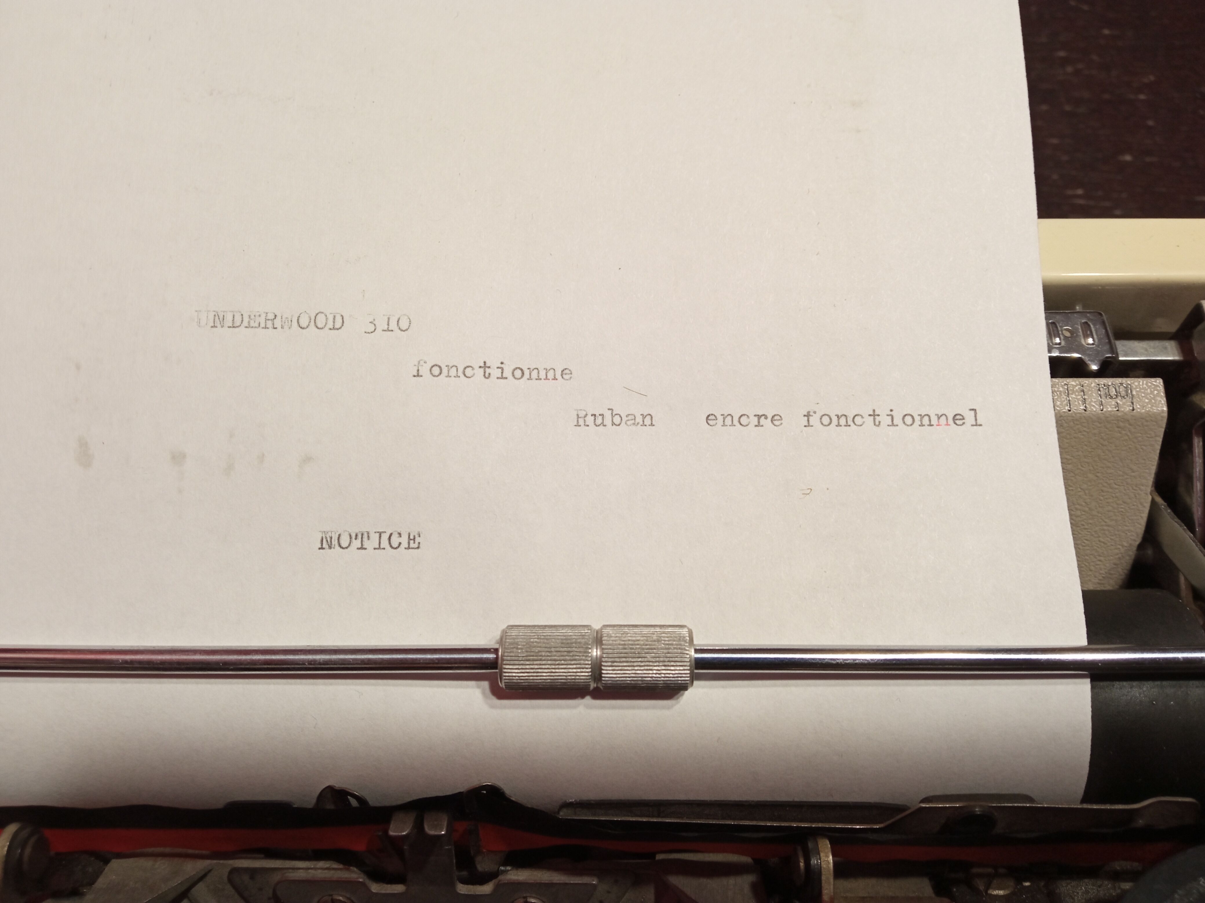 Underwood 310 by Olivetti Typewriter