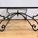 Art Nouveau Style Wrought Iron Coffee Table – 1940