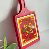 Vintage Red Plate Mat