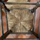 4 old Provencal chairs in carved wood