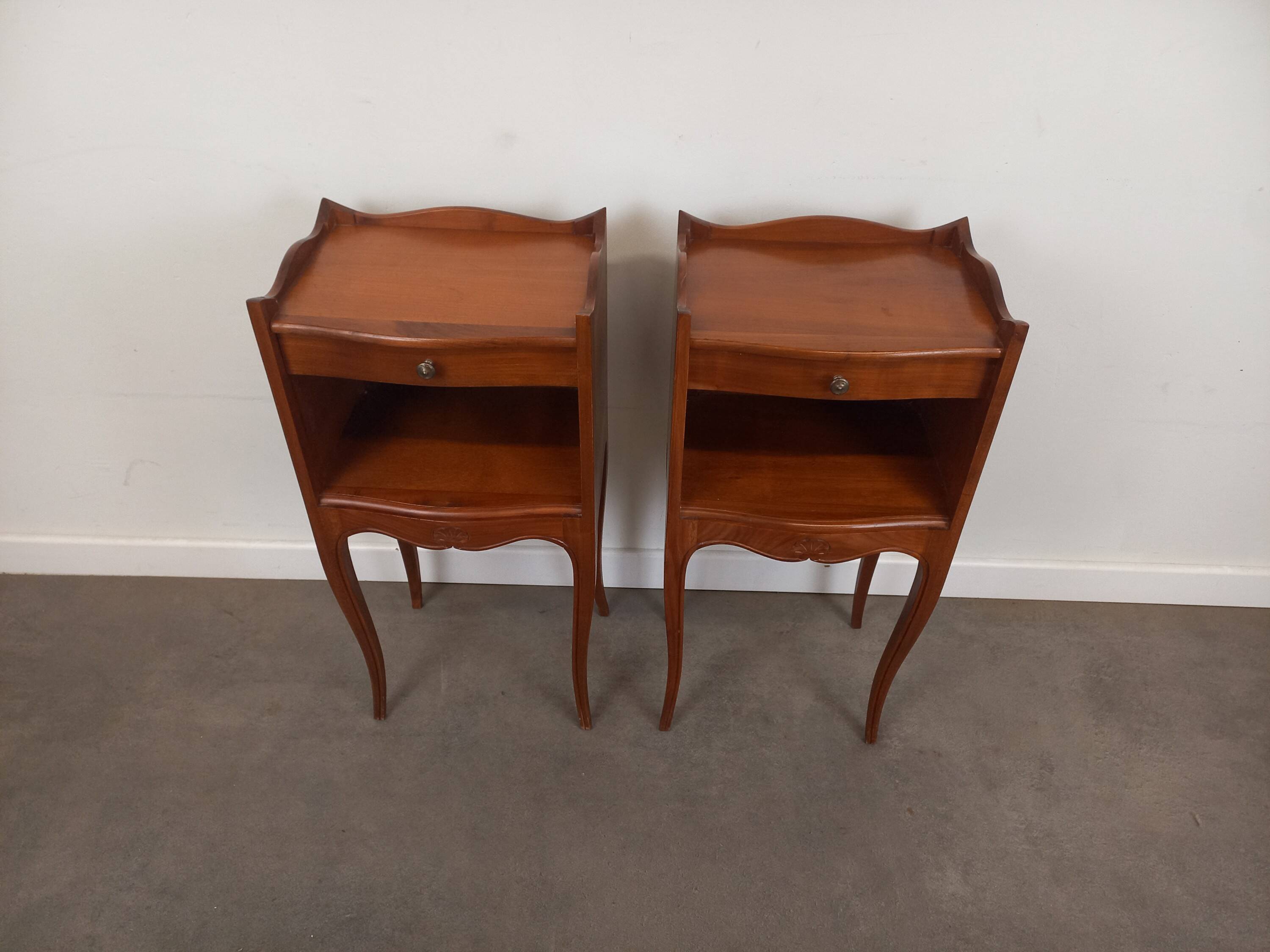 Pair of Louis XV style bedside tables