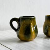 5 cups in ceramic.