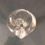 Crystal vase of torsadee shaped valves