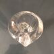 Crystal vase of torsadee shaped valves