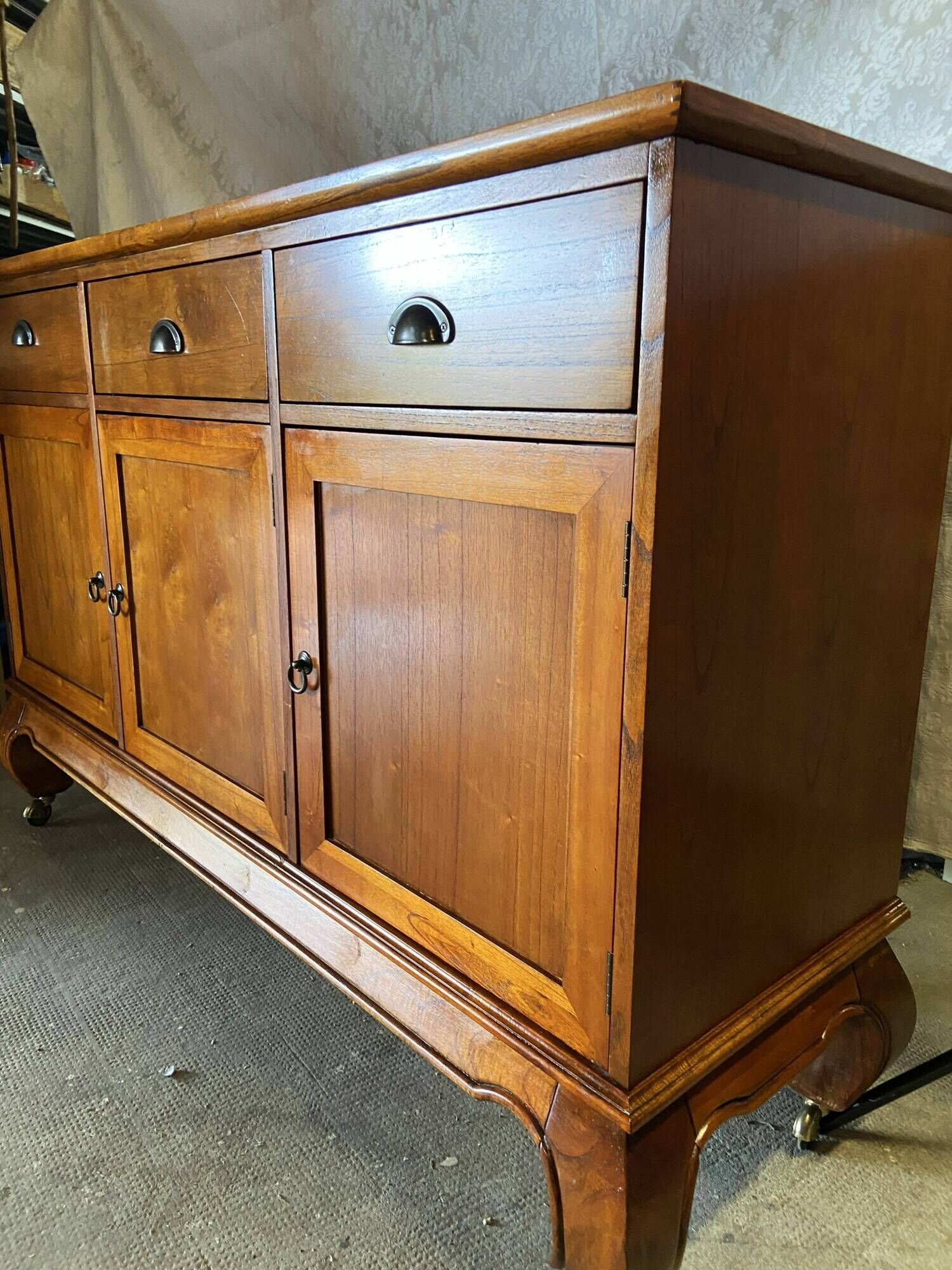 Buffet Very Sideboard Solid Wood English Style