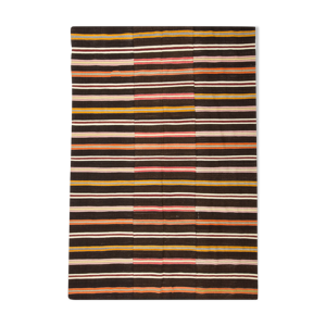 tapis kilim turc coloré vintage 228x152 cm