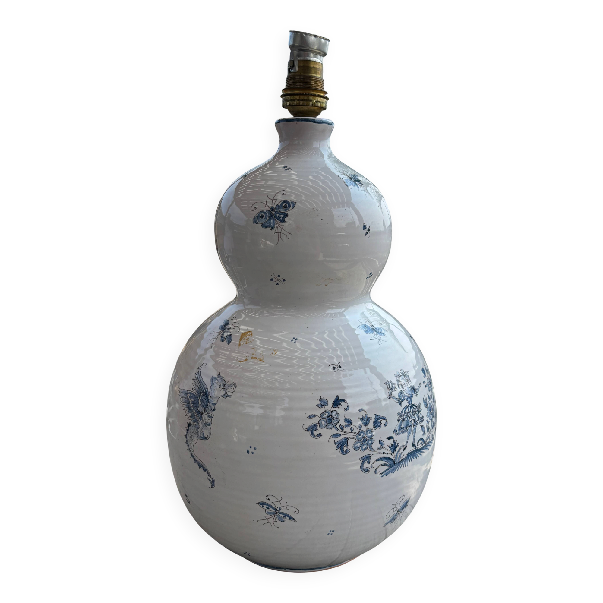 Double-bell lamp Atelier des Fontaines in Moustiers