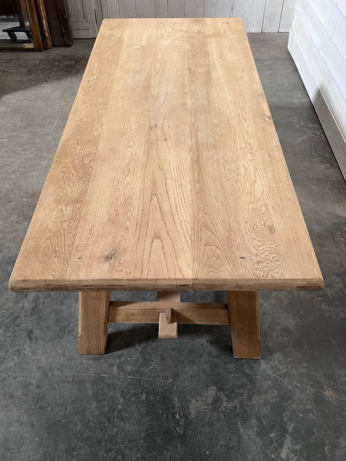 Faded oak table