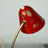 Red brass lamp 50's