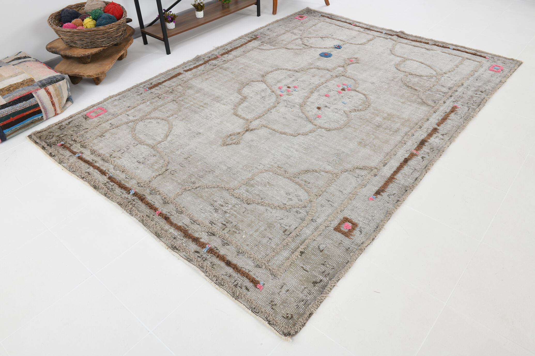 High pille wool turkish rug, 293x209cm