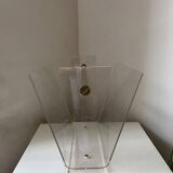 Magazine rack designed by DAVID LANGE for Roche Bobois, "OMEGA" vintage model