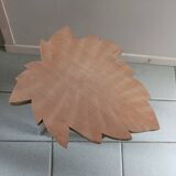Solid wood stool with tripod legs, Aero-gummed leaf dp 0124001