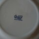 6 dessert plates blue checkerboard décor style Lustucru Oxford Brazil