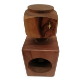 Nut and hazelnut nutcracker in olive wood